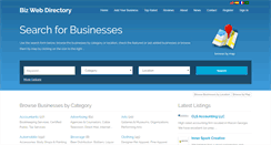 Desktop Screenshot of bizwebdirectory.com